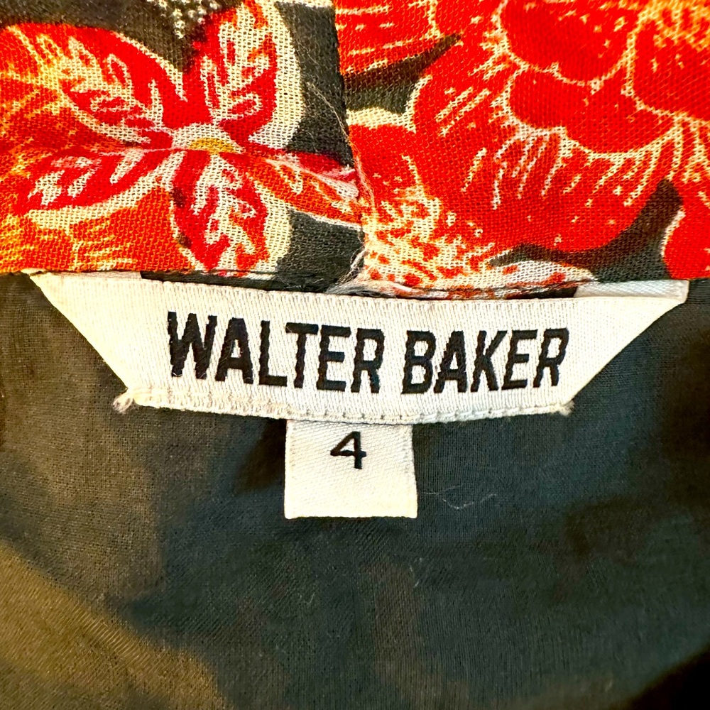 NWOT Walter Baker Willette Dress, Rain Forest - Picture 7 of 8